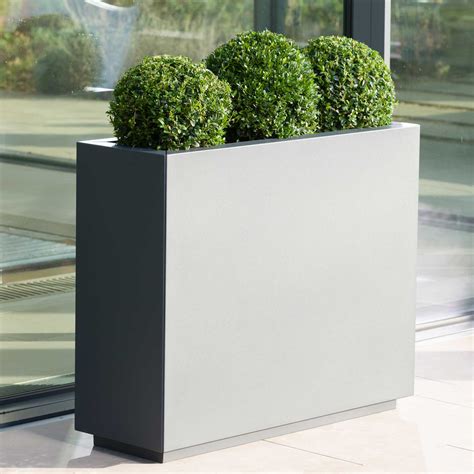 rectangular metal planter box|rectangle planter 12x8x3.